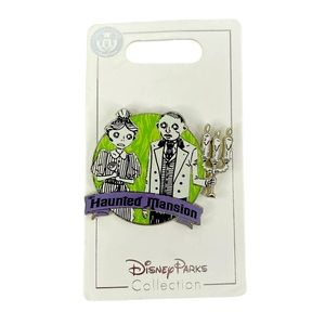 Disney Haunted Mansion Maid & Butler Pin New